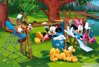 Puzzle Myszka Miki \"Wesoła zabawa\" 160 elementów TREFL 15197