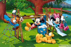 Puzzle Myszka Miki \"Wesoła zabawa\" 160 elementów TREFL 15197