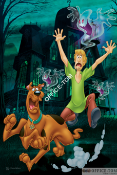 Puzzle Scooby Doo Strachy na lachy - Puzzle 2w1   70 elementów TREFL 34144