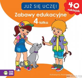 Książka Zabawy edukacyjne 4-latka Zielona Sowa