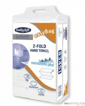 BulkySoft Luxury 83451 Z-Fold Membrane plus, ręcznik papierowy 3 warstwy 2940 sztuk