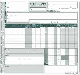 Faktura VAT MICHALCZYK I PROKOP 2/3 A4 80 kartek