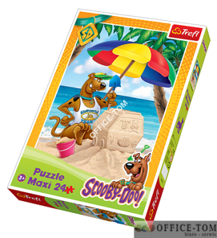 Puzzle Scooby-Doo na plaży - Puzzle Maxi 24 elementy TREFL 14115