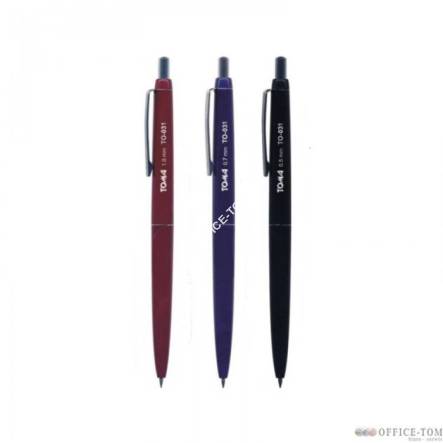 Długopis automatyczny ASYSTENT 3 kolory - 3 końcówki - czarny 0,5MM TOMA