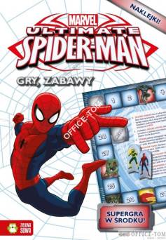 Książka Spider-Man - gry i zabawy + karty do zabawy do wypchnięcia Zielona Sowa