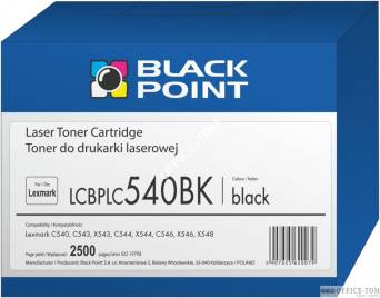 BLACK POINT Toner do LEXMARK C540H1KG czarny 2500str