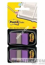 Zakładki indeksujące Post-it® 680-P2EU , purpurowe, 2 x 50sztuk, 25mm x 43mm 3M