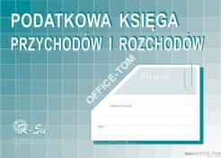 Podatkowa księga przychodów i rozchodów (dla prowadzących księgę za pomoca komputera) A4 offset Michalczyk i Prokop