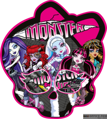 Puzzle Monster High Najlepsze Straszyciółki - Puzzle Konturowe  350 elementów TREFL 39092