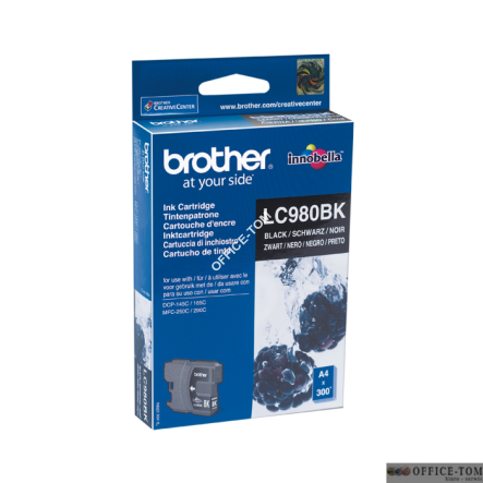 Tusz BROTHER (LC980BK) czarny 300str