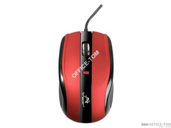 Mysz optyczna RIDER USB czarno-czerwona TRACER