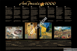 Puzzle Kawiarniany taras nocą, Vincent Van Gogh - Art Puzzle 1000 elementów TREFL 10290