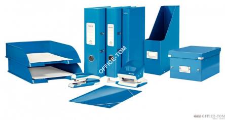 Półka na dokumenty LEITZ Plus, metaliczny niebieski WOW
