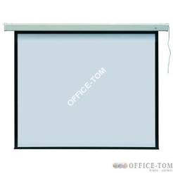 Ekran projekcyjny elektryczny PROFI przekątna 190 cm (75\'\'),format 4:3, wymiary 114x153 cm, powierzchnia użytkowa ekranu: 108x147 cm 2x3