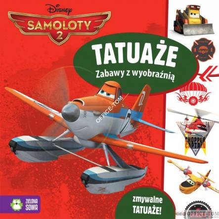 Książka Samoloty 2. Tatuaże (małe) 9788378959519 (C) Zielona Sowa