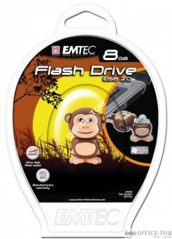 Pamięć USB EMTEC 8GB USB 2,0 małpa   EKMMD8GM322