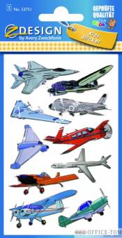 Naklejki AVERY ZWECKFORM Z-Design Kids 3D Samoloty