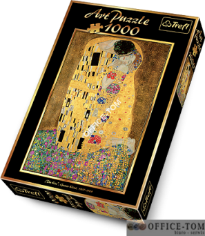 Puzzle Pocałunek, Gustav Klimt - Art Puzzle 1000 elementów TREFL 10291