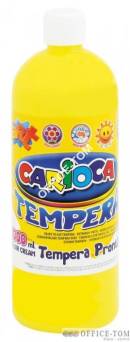 Farba Carioca tempera 1000 ml żółta cytrynowa (ko03/02)