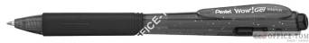 Długopis żelowy WOW BK437CR/A czarny pstrykany gumowy uchwyt PENTEL