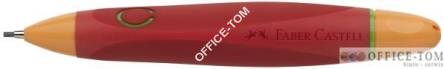 Ołówek 1.4 mm Czerwony przezroczysta obudowa FABER-CASTELL