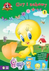 Książka LT Gry i zabawy cz. 1 Looney Tunes 9788378959373 (C) Zielona Sowa