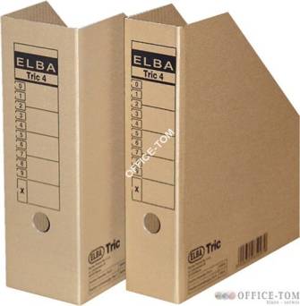 Pojemnik na czasopisma ELBTIRC NR4 A4 7.5cm brązowy Elba