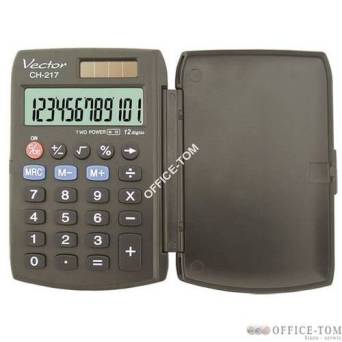 Kalkulator VECTOR CH-217 kieszonkowy  12p