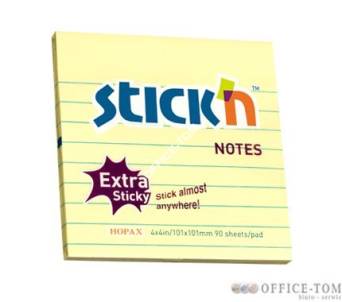 Notes samoprzylepne  Extra Sticky 101X101mm Róż. Neon/90  kartek