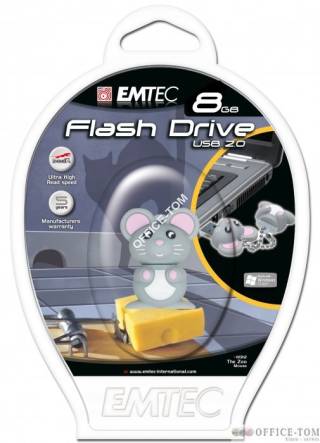 Pamięć USB EMTEC 8GB mysz  EKMMD8GM312