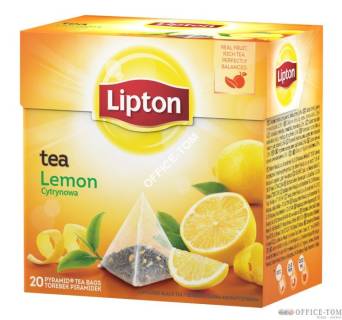 Herbata Lipton piramidka cytryna (20 saszetek)