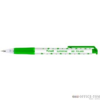Długopis S-FINE automatyczny zielony TO-069 .