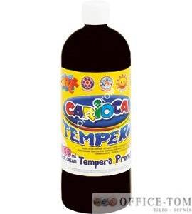 Farba Carioca tempera 1000 ml czarna (ko03/24)