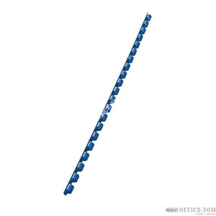 Grzbiety palstikowe LEITZ do bindowania   6 mm, niebieski