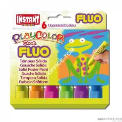 Farby w sztyfcie Playcolor fluo one 6 kolorów