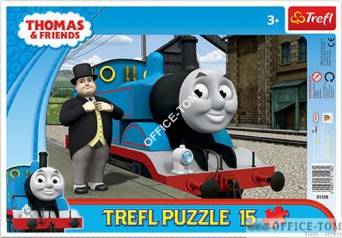 Puzzle Tomek i Przyjaciele - Puzzle Ramkowe 15 elementów TREFL 31128