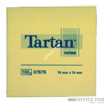 Bloczki samoprzylepne 3M TARTAN™ 7676 76x76 Żółty 100k
