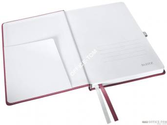 Notatnik w twardej oprawie Leitz Style A5 kratka, Rubinowa czerwień