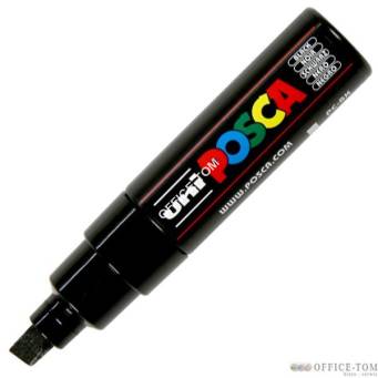 Marker z farbą plakatową Posca PC-8K, czarny, Uni