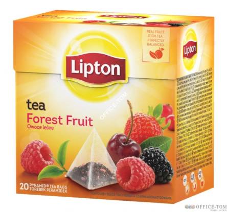 Herbata LIPTON PIRAMID FOREST FRUIT 20t