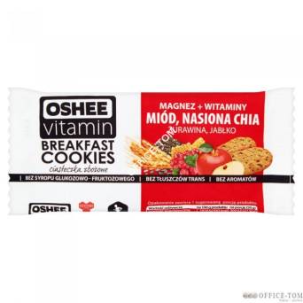 Oshee Vitamin Ciasteczka zbożowe 50g miód / nasiona CHIA/żurawina/jabłko