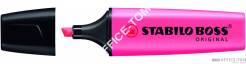 Zakreślacz STABILO BOSS, fluorescencyjny różowy