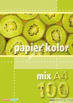 Papier xero A4 mix 100 ark KRESKA