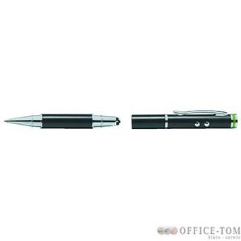 Długopis, wskaźnik, rysik do urządzeń z dotykowym ekranem, 4w1 Stylus, czarny Leitz 64140095