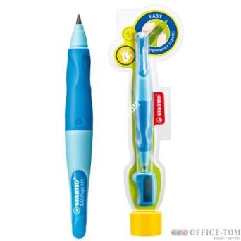 Ołówek automatyczny Stabilo Easy Ergo 3,15 mm niebieski dla leworęcznych + temperówka