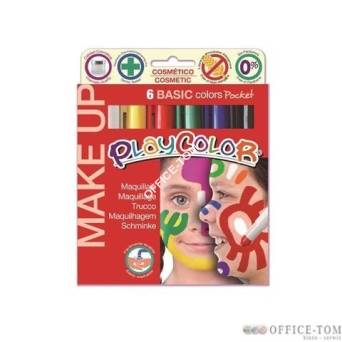 Farby PlayColor Make up Pocket Basic 6 kolorów