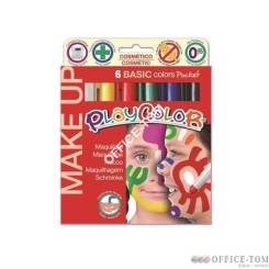 Farby PlayColor Make up Pocket Basic 6 kolorów