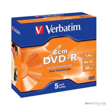 Płyta VERBATIM mini DVD-R  jewel case  1.4GB  4x  hard coat