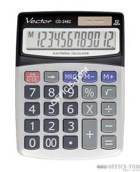 Kalkulator VECTOR CD-2462  12p .