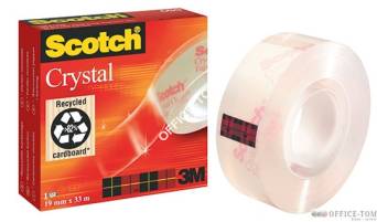 600 Taśma samoprzylepna Scotch® Crystal Clear, przezroczysta, w pudełku, 19mm x 33m